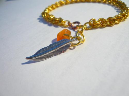 Captured Bead Bracelet