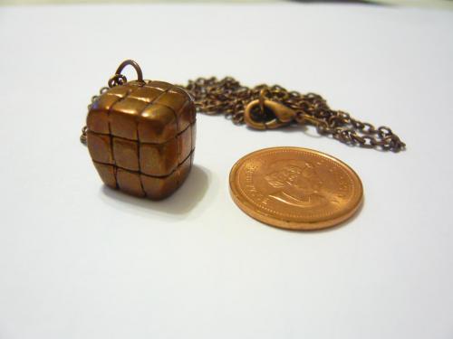 Copper Precious Metal Clay Charm